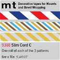 mt Decorative Tape Slim Cord C (3 rolls) 6mm x 10m roll