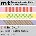 mt Decorative Tape Slim Deco A (3 rolls) 6mm x 10m roll