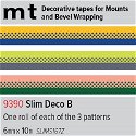mt Decorative Tape Slim Deco B (3 rolls) 6mm x 10m roll