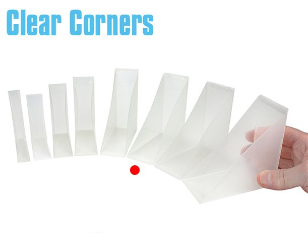 Corner Protectors Clear Plastic 40mm Box 240