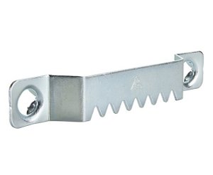 Alfamacchine 2 hole Sawtooth press fix hanger 58mm Zinc plated pack 200