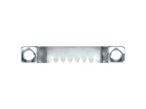 Alfamacchine 2 hole Sawtooth press fix hanger 60mm Zinc plated pack 5000