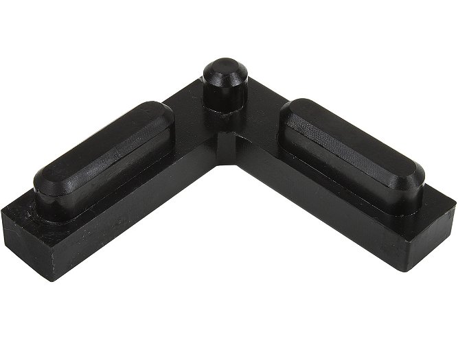 Black Rubber Pad for Alfamacchine Underpinners - Hard Wood