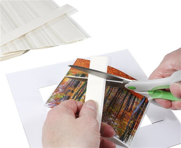 Lineco See Thru Polyester Mounting Strips Archival 300mm pack 60 