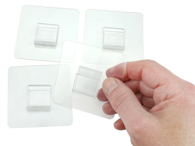 Stick Peel and Re use Bathroom Hooks pack of 4 