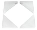 Corner Protectors for 8mm Panels White 400 pack