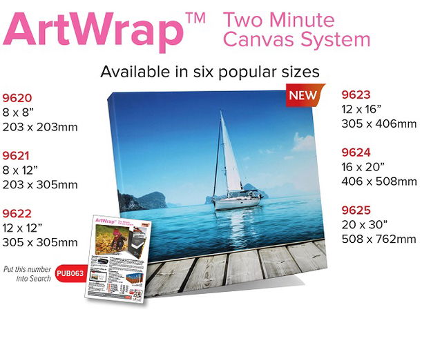 ArtWrap inc back 203mm x 203mm 12 pack