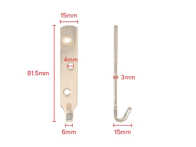 Heavy Duty Picture Hooks 80mm 20 pack