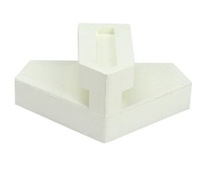 Triangle Clamp Pad White Pack 2