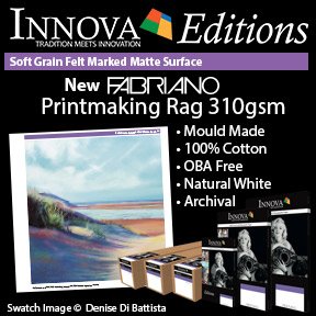 Fabriano PRINTMAKING RAG 310gsm Inkjet Printer Paper A4 25 sheet box