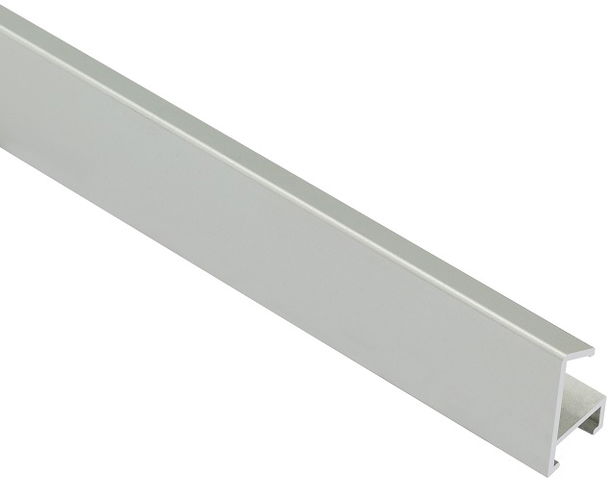 10mm 'Aluminium M420' Satin Silver Length Frame Moulding