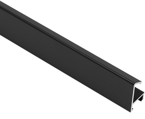 10mm 'Aluminium M420' Matt Black Length Frame Moulding