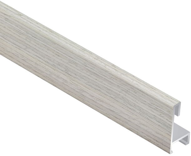 6mm 'AluWood M427' Ash Length Aluminium Frame Moulding