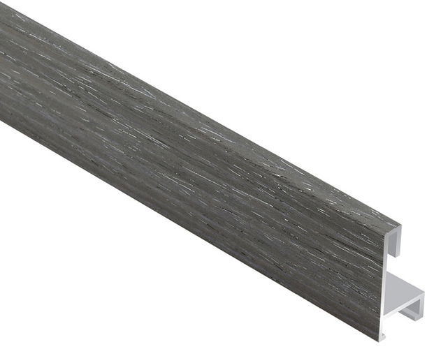 6mm 'AluWood M427' Slate Length Aluminium Frame Moulding