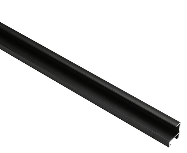 7mm 'Aluminium M11' Matt Black Length Frame Moulding