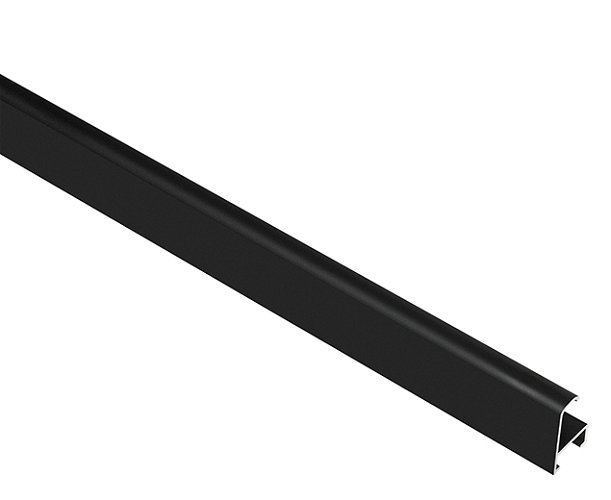 10mm 'Aluminium M15' Matt Black Length Frame Moulding