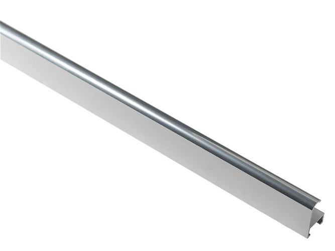 10mm 'Aluminium M15' Bright Silver Length Frame Moulding