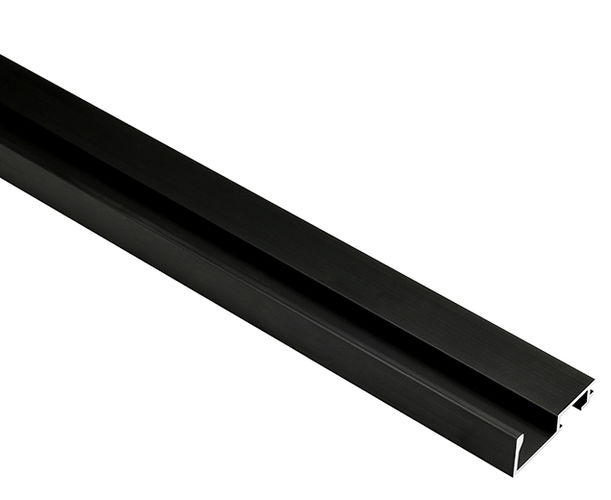 3mm 'Aluminium M102' Matt Black Length Frame Moulding