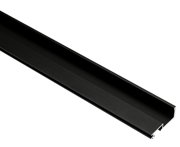 3mm 'Aluminium M102' Matt Black Length Frame Moulding