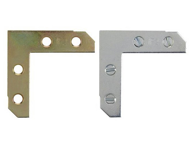 Aluminium Frame Hardware Large with Keyhole Hangers for Cord 1 pack