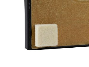 Bumpers Polyfibre 7mm self adhesive 15mm square pack 1000