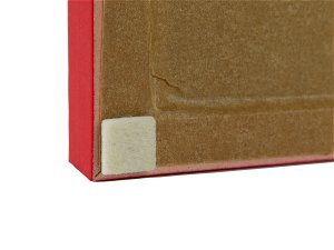 Bumpers Polyfibre 3mm self adhesive 10mm square pack 1000