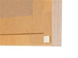 Polyfibre Bumpers 10mm Square 3mm Thick pack 200