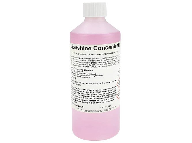 concentrated glass cleaner