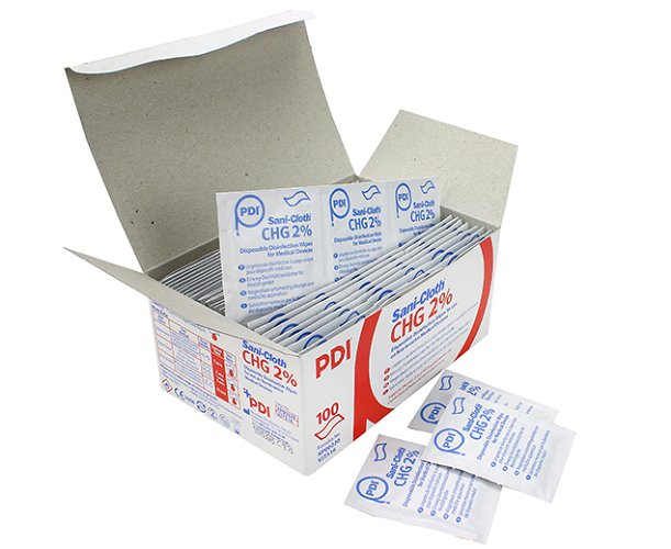 Solvent Wipes for Surface Cleaning and Preparation box 100 sachets