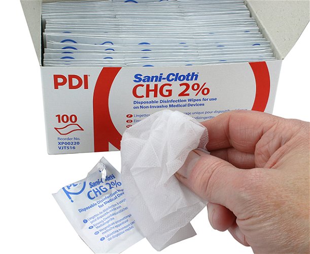 Solvent Wipes for Surface Cleaning and Preparation box 100 sachets