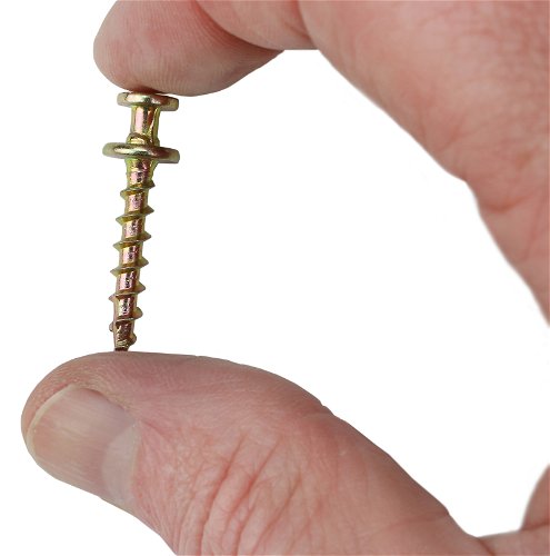 screw hooks in hand