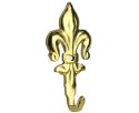 Fleur de Lys Picture Hook Brass Plated 42mm 20 hooks