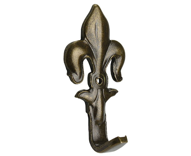 Fleur de Lys Picture Hook Bronze Plated 42mm 20 hooks