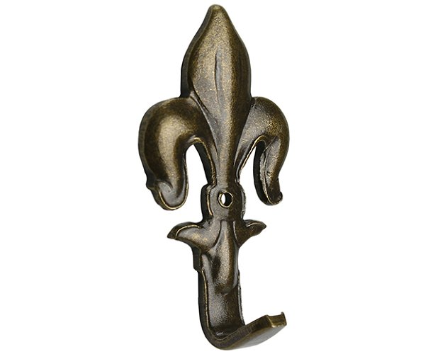 Fleur de Lys Picture Hook Bronze Plated 50mm 20 hooks