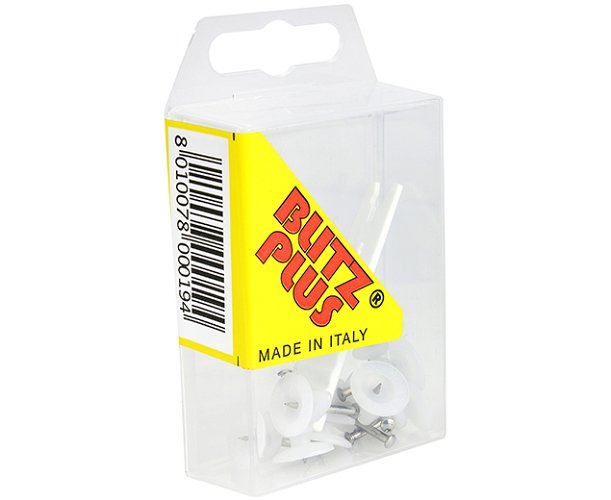 Hardwall Hooks 1 Pin Blitz Plus Box of 10 in Pack of 24