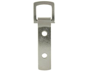 Heavy Duty 2 Hole Strap Picture Hanger 61mm Silver Finish pack 20