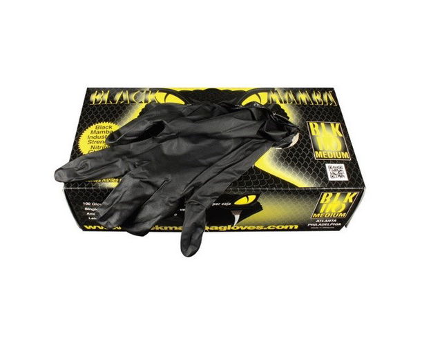 Black Mamba Nitrile Gloves Large 100 box