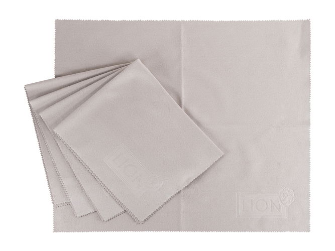 Microfibre Glass Cloths 350mm x 300mm Pack of 5
