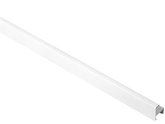 7mm 'Aluminium AP03' White Matt Length Frame Moulding