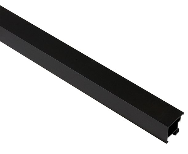 24mm 'Aluminium AP24' Anodized Black Length Frame Moulding