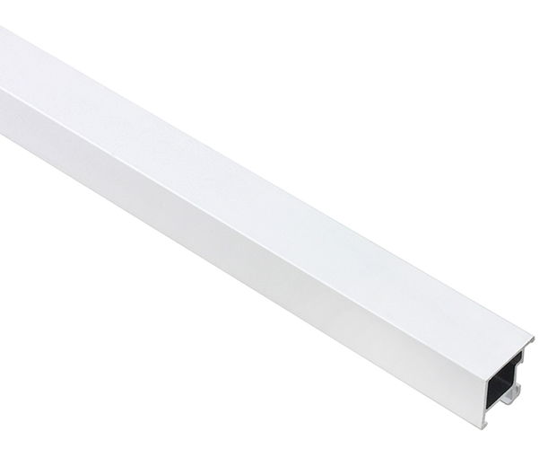 24mm 'Aluminium AP24' Matt White Length Frame Moulding