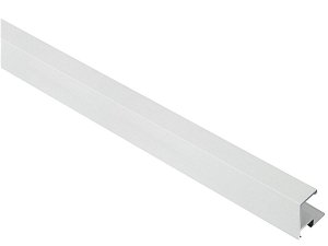 17mm 'Aluminium AP36' White Satin Length Frame Moulding