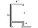 17mm 'Aluminium AP36' Forged Iron Textured Length Frame Moulding
