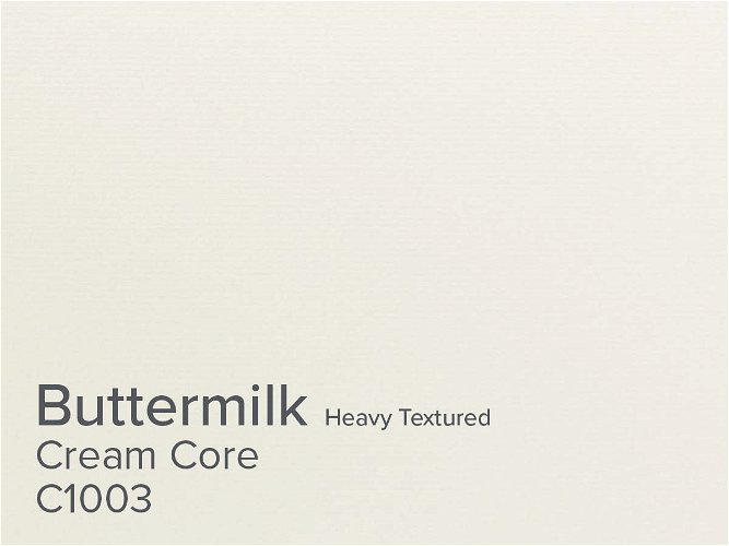 ColourMount Buttermilk 1.25mm Cream Core Heavy Textured Mountboard 1 sheet