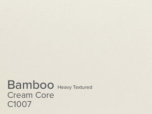 ColourMount Bamboo 1.25mm Cream Core Heavy Textured Mount Board 1 sheet