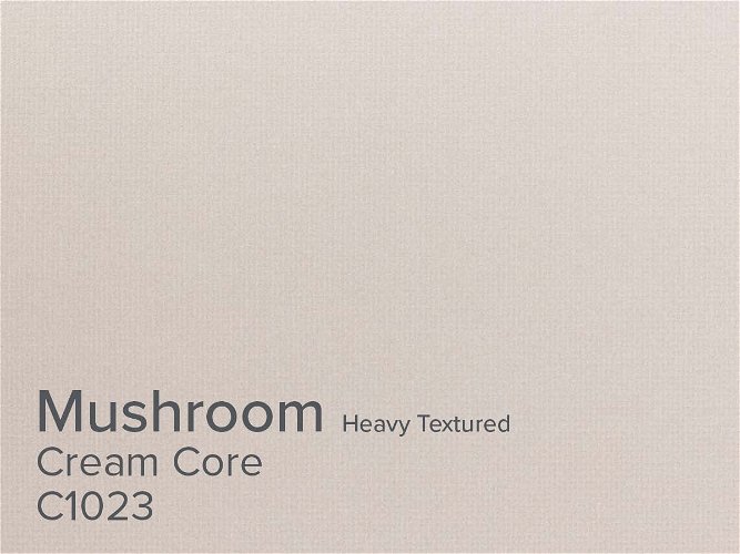 ColourMount Mushroom 1.25mm Cream Core Heavy Textured Mountboard 1 sheet