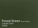 ColourMount Forest Green 1.25mm Cream Core Heavy Textured Mountboard 1 sheet