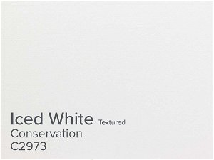 ColourMount Iced White 2mm Conservation Textured Mountboard 1 sheet