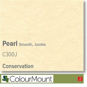 Colourmount Conservation White Core Jumbo Pearl Smooth Mountboard pack 5