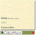 Colourmount Conservation White Core Jumbo Ivory Smooth Mountboard 1 sheet